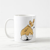 Corgi-Hintern Kaffeetasse (Links)