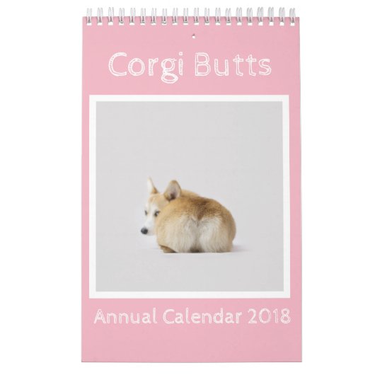 Corgi-Hintern-Kalender 2018 Kalender (Titelbild)