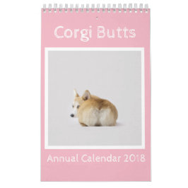 Corgi-Hintern-Kalender 2018 Kalender