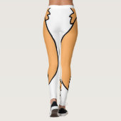 Corgi-Hintern Leggings (Rückseite)