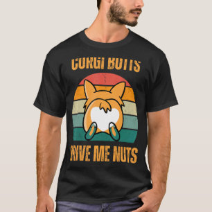 Corgi Hintern Machen Mich Verrückt Cardigan Pembro T-Shirt