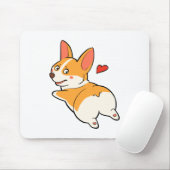 Corgi-Hintern Mousepad (Mit Mouse)