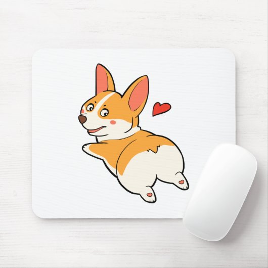 Corgi-Hintern Mousepad (Mit Mouse)