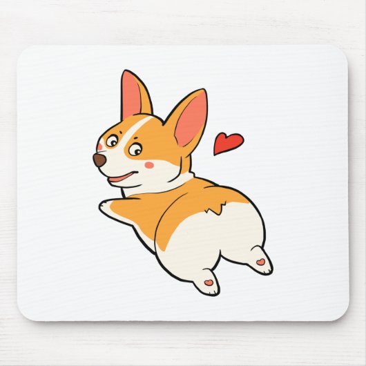 Corgi-Hintern Mousepad (Vorne)