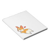 Corgi Hintern Notizblock (angewinkelt)