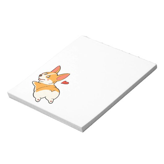 Corgi Hintern Notizblock (Rotiert)