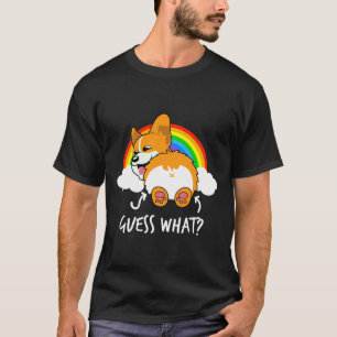 Corgi Hintern rät, was lustig T-Shirt