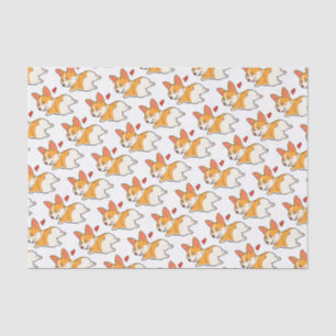 Corgi-Hintern Seidenpapier