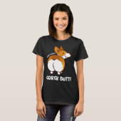 Corgi Hintern Süßer Corgi T-Shirt (Vorne ganz)