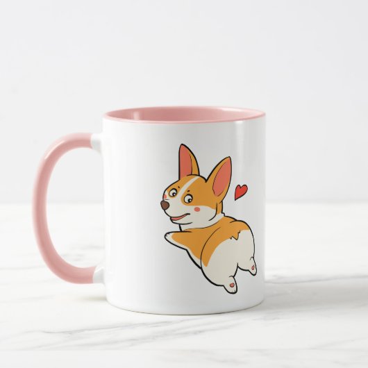 Corgi-Hintern Tasse (Links)