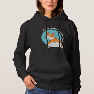 Corgi-Hintern treiben mich Nüsse Hoodie