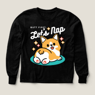 Corgi Hintern und Nickerchen Vibes - Niedlicher Sc