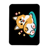 Corgi Hintern und Nickerchen Vibes - Niedlicher Sc Magnet (Vertikal)