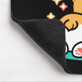 Corgi Hintern und Nickerchen Vibes - Niedlicher Sc Mousepad (Ecke)