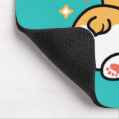 Corgi Hintern und Nickerchen Vibes - Niedlicher Sc Mousepad (Ecke)