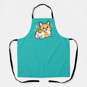Corgi Hintern und Nickerchen Vibes - Niedlicher Sc Schürze