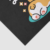 Corgi Hintern und Nickerchen Vibes - Niedlicher Sc Seidenpapier (Ausschnitt)