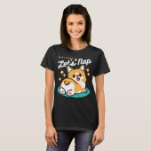 Corgi Hintern und Nickerchen Vibes - Niedlicher Sc T-Shirt (Vorne ganz)