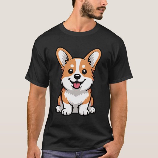 Corgi Hintern Wertschätzung Club Shirt - Niedliche (Vorderseite)