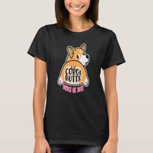 Corgi Hinterns Drive Me Nüsse Pembroke Welsh Corgi T-Shirt