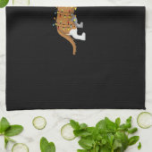 Corgi Holiday Christmas Light Essential T-Shirt Geschirrtuch (Gefaltet)