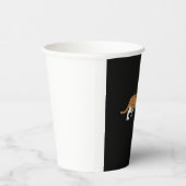 Corgi Holiday Weihnachts Light Essential T - Shirt Pappbecher (Rechts)