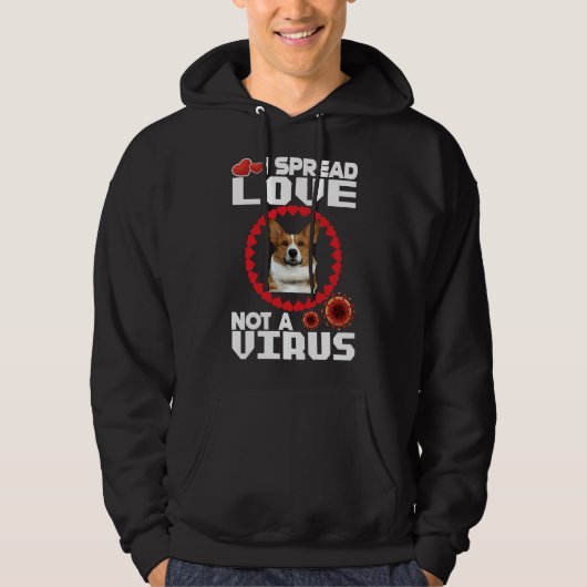 Corgi Hoodie (Vorderseite)