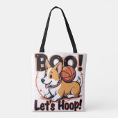 Corgi Howls: Boo! Hoop! Tasche (Rückseite)