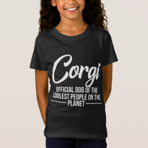 Corgi Hund der Coolststen Menschen - Funny Corgi L T-Shirt