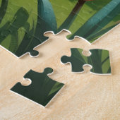 Corgi-Hund-Frühlingsblumen-Malerei  Puzzle (Seite)