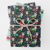 Corgi-Hund Geschenkpapier Set (Beispiel)