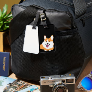 Corgi-Hund Haustier Gepäckanhänger