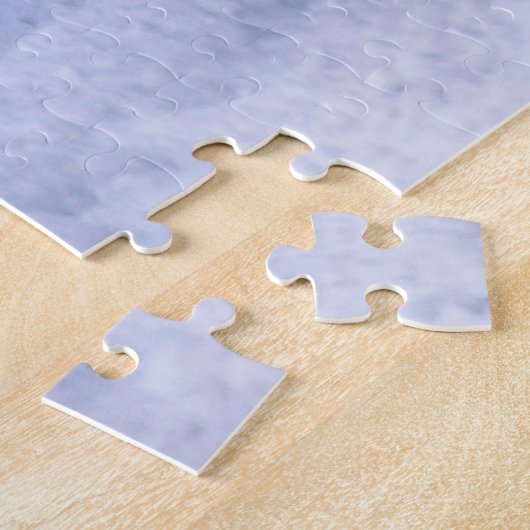 Corgi Hund im Schnee sitzen im Weihnachtswagen Puzzle (Seite)