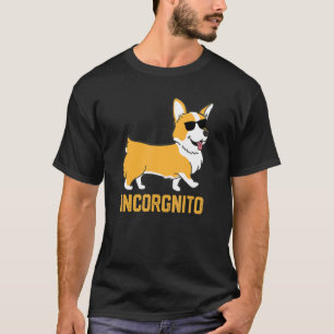 Corgi Hund incorgnito Haustier Pfote Corgi Hund T-Shirt