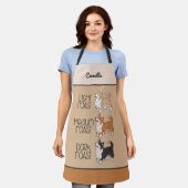 Corgi Hund & Kaffee Schürze (Getragen)