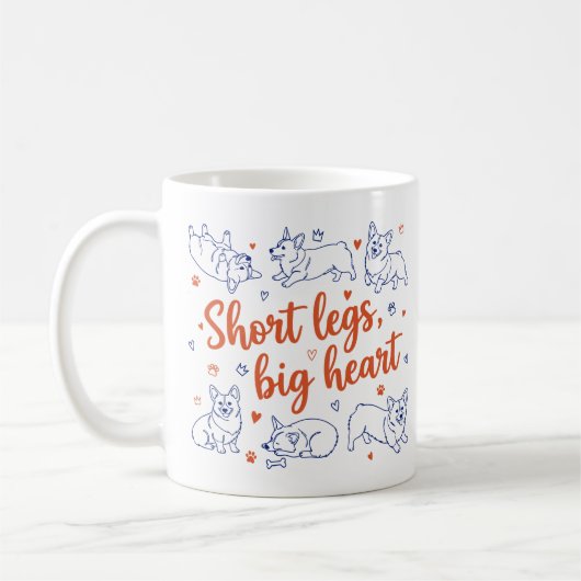 Corgi-Hund Kaffeetasse (Links)