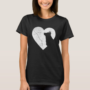 Corgi Hund Lustiges Herz Valentinstag Hund Papa Ma T-Shirt