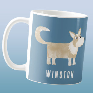 Corgi Hund Personalisiert Kaffeetasse