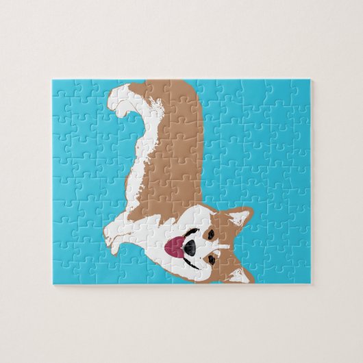 Corgi-Hund Puzzle (Horizontal)