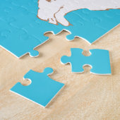 Corgi-Hund Puzzle (Seite)