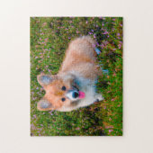 Corgi Hund. Puzzle (Vertikal)