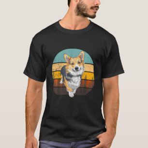 Corgi-Hund Retro Vintage Lustiger Corgi Liebt Gesc T-Shirt