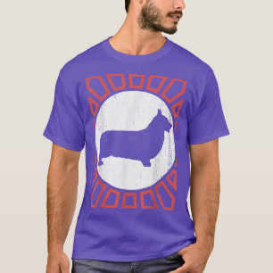 Corgi-Hund Retro Vintage T-Shirt Kopie
