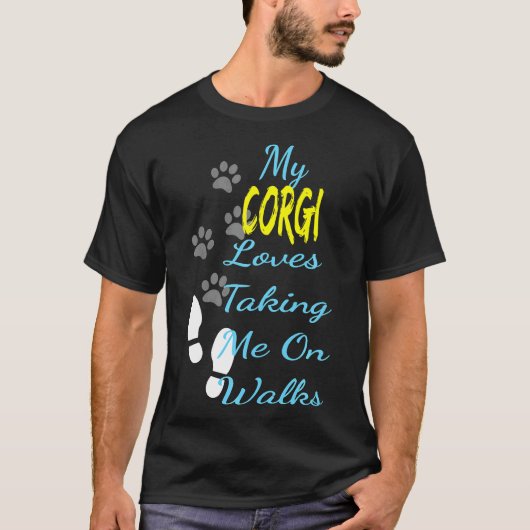Corgi-Hund T-Shirt (Vorderseite)