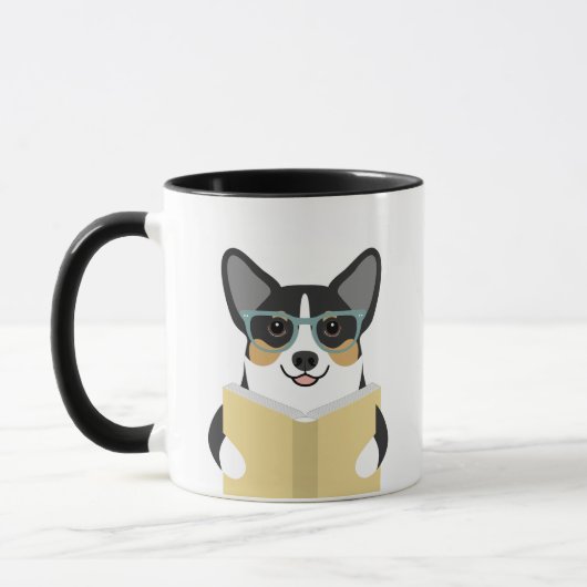 Corgi-Hund-Tasse Tasse (Links)