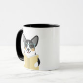 Corgi-Hund-Tasse Tasse (Vorderseite Links)