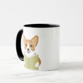 Corgi-Hund-Tasse Tasse (Vorderseite Links)