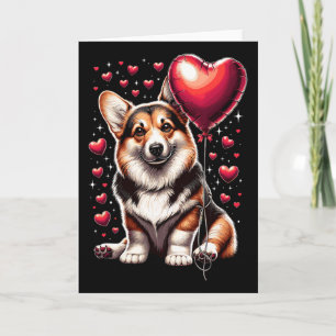 Corgi-Hund Valentinstag Hundebesitzer Valentinstag Karte