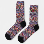 Corgi Hund Valentinstag  Socken (Linkes Detail)