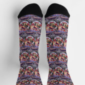 Corgi Hund Valentinstag  Socken (Oben)